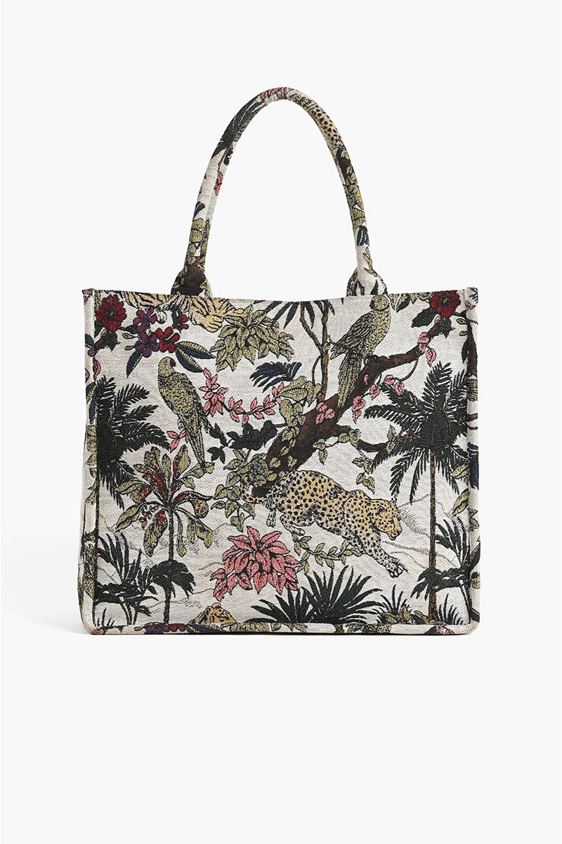 African Safari Embellished Personalized Tote