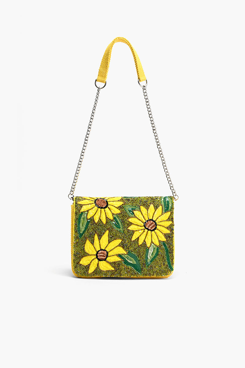 Joyful Blooms Sunflower Shoulder Bag