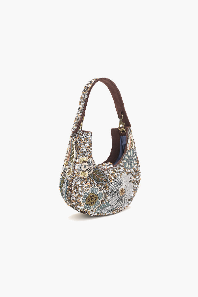 Golden Hour Shimmer Mini Bag w/ Crossbody Strap