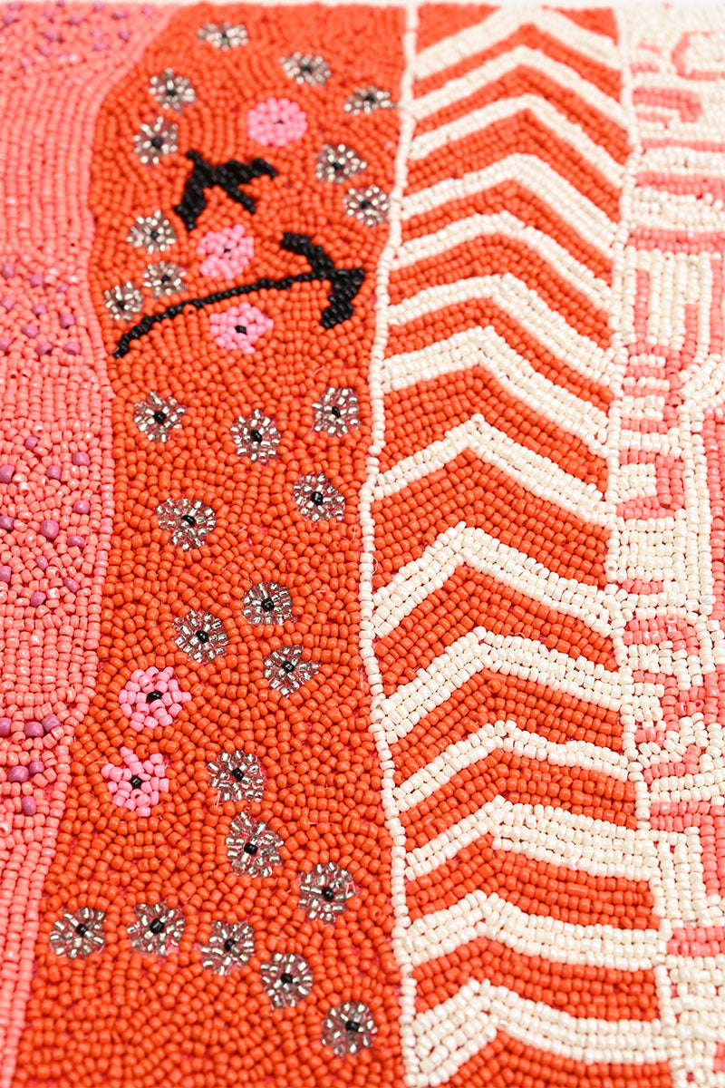 Tigerlily Beaded Shoulder Bag