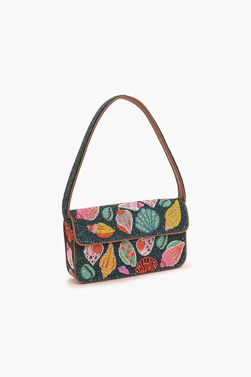 Sea Shell Beaded Shoulder Bag