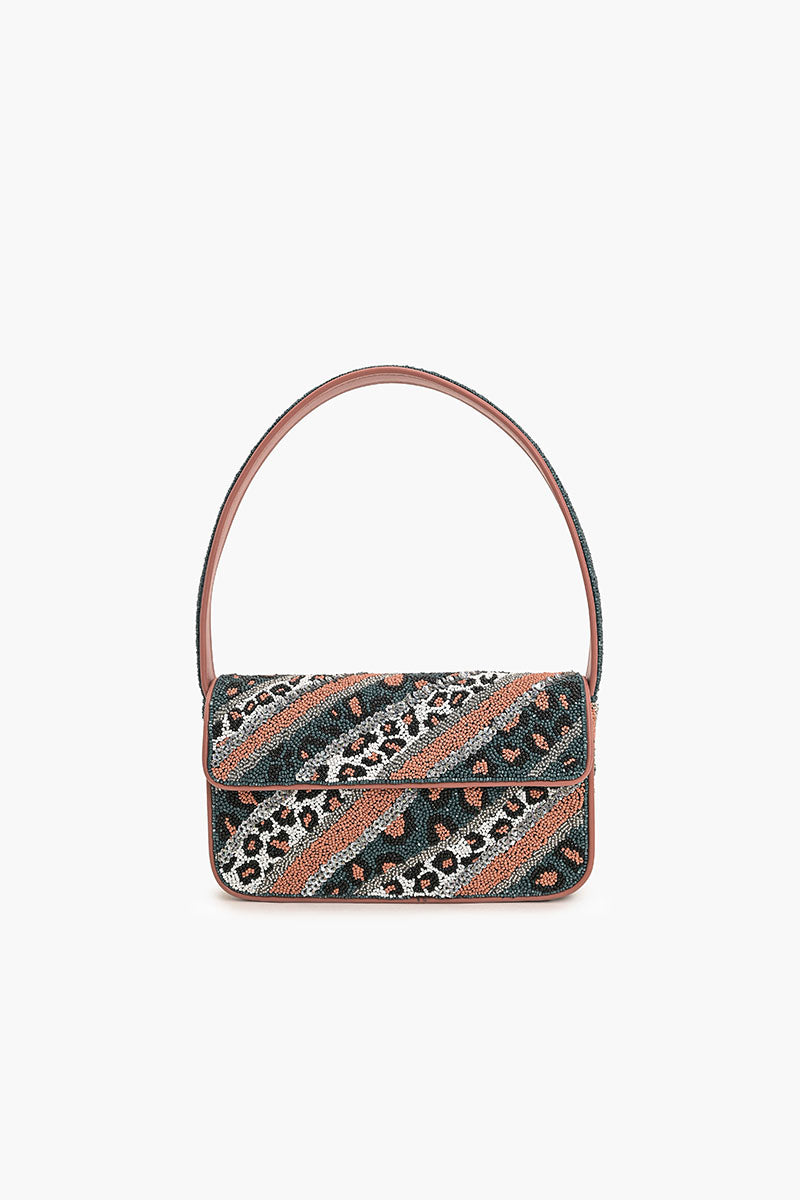 Party Animal Beaded Shoulder Bag