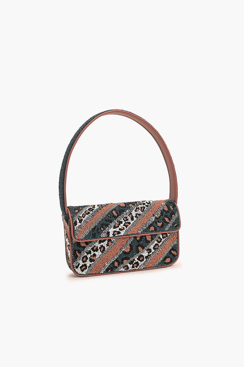 Party Animal Beaded Shoulder Bag