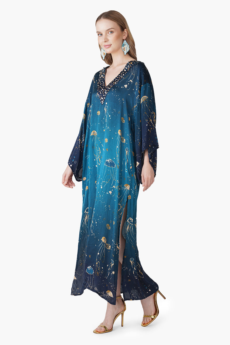 Deep Sea Dream Ombre Maxi Dress