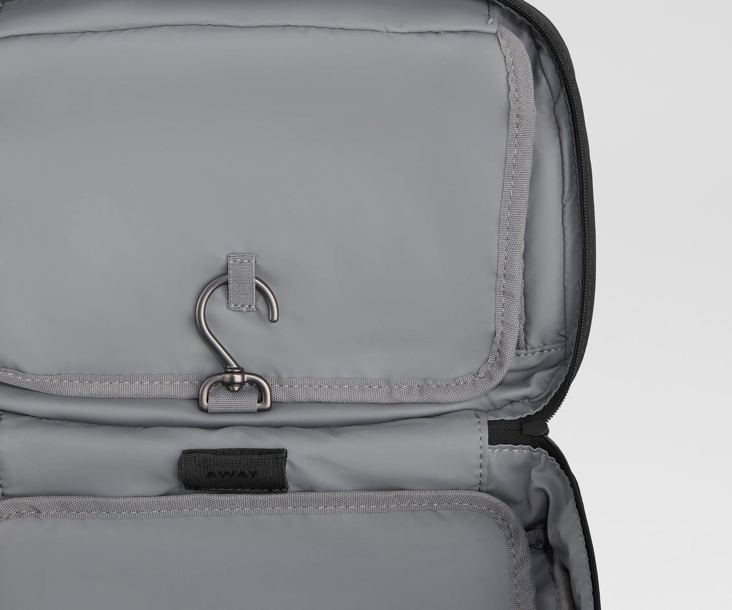 Hanging Toiletry Bag in Jet Black