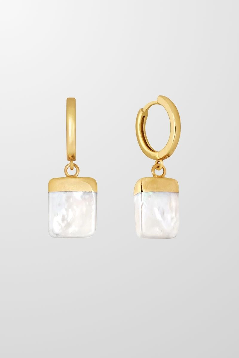 The Hielo Huggie Earrings