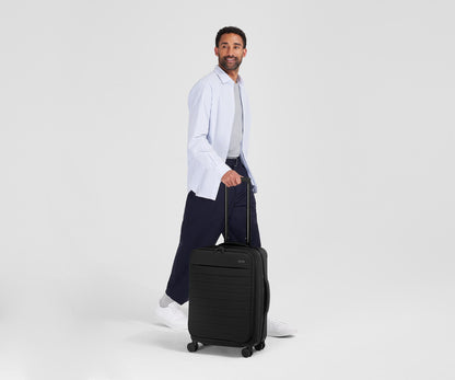The Softside Bigger Carry-On in Jet Black