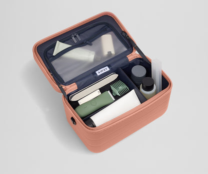 The Train Case in Clay Pink