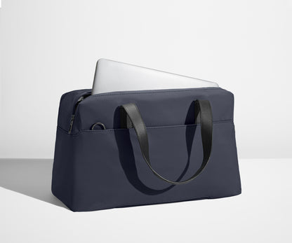 The Overnight Bag in Navy Blue