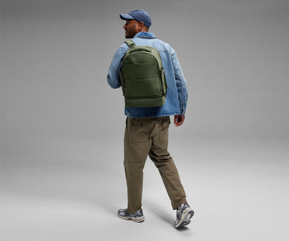 The Double Diaper Backpack in Clay Pink