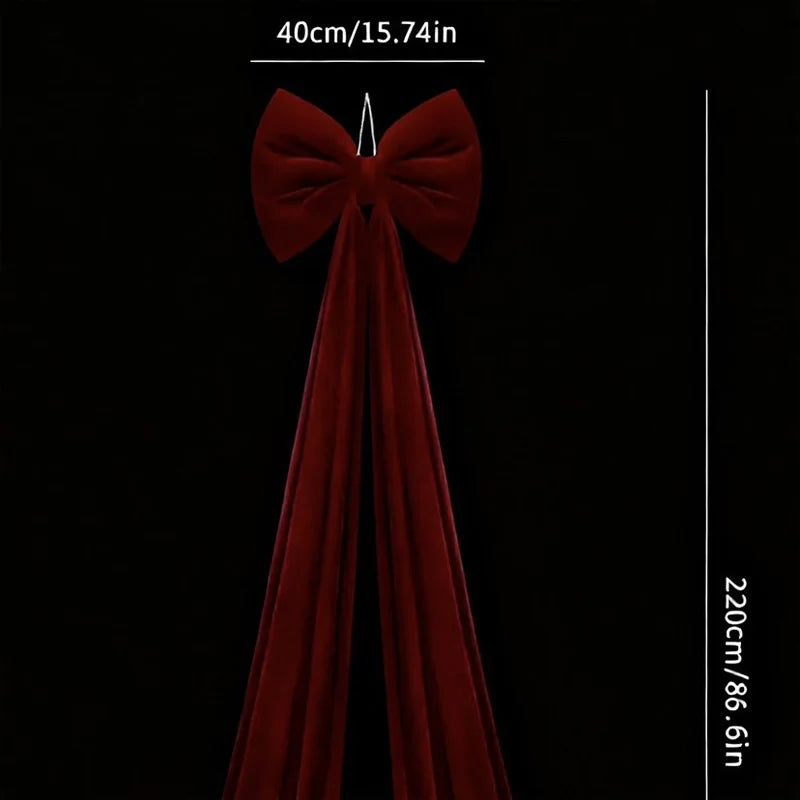🔥Christmas Special Sale!! 🔥 Christmas bow decorations with long ribbons