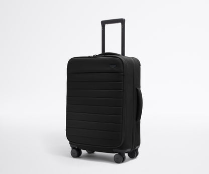 The Softside Bigger Carry-On in Jet Black