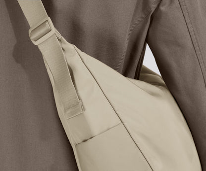 Large Featherlight Crossbody in Salt White