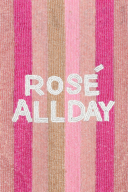 Rose All Day Pink Large Personalized Tote