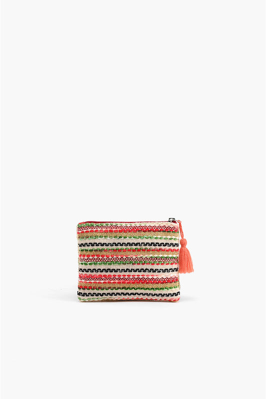 Pink Embellished Evil Eye Mini Pouches