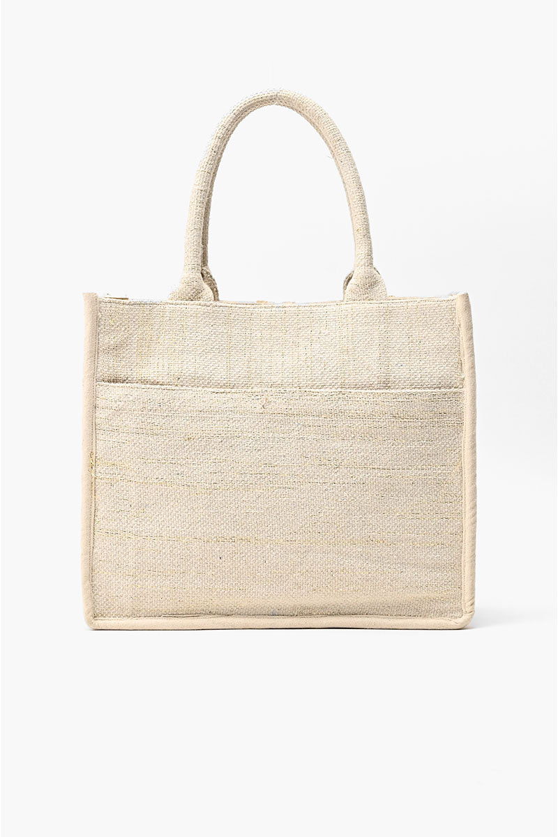 Winter White Personalized Tote