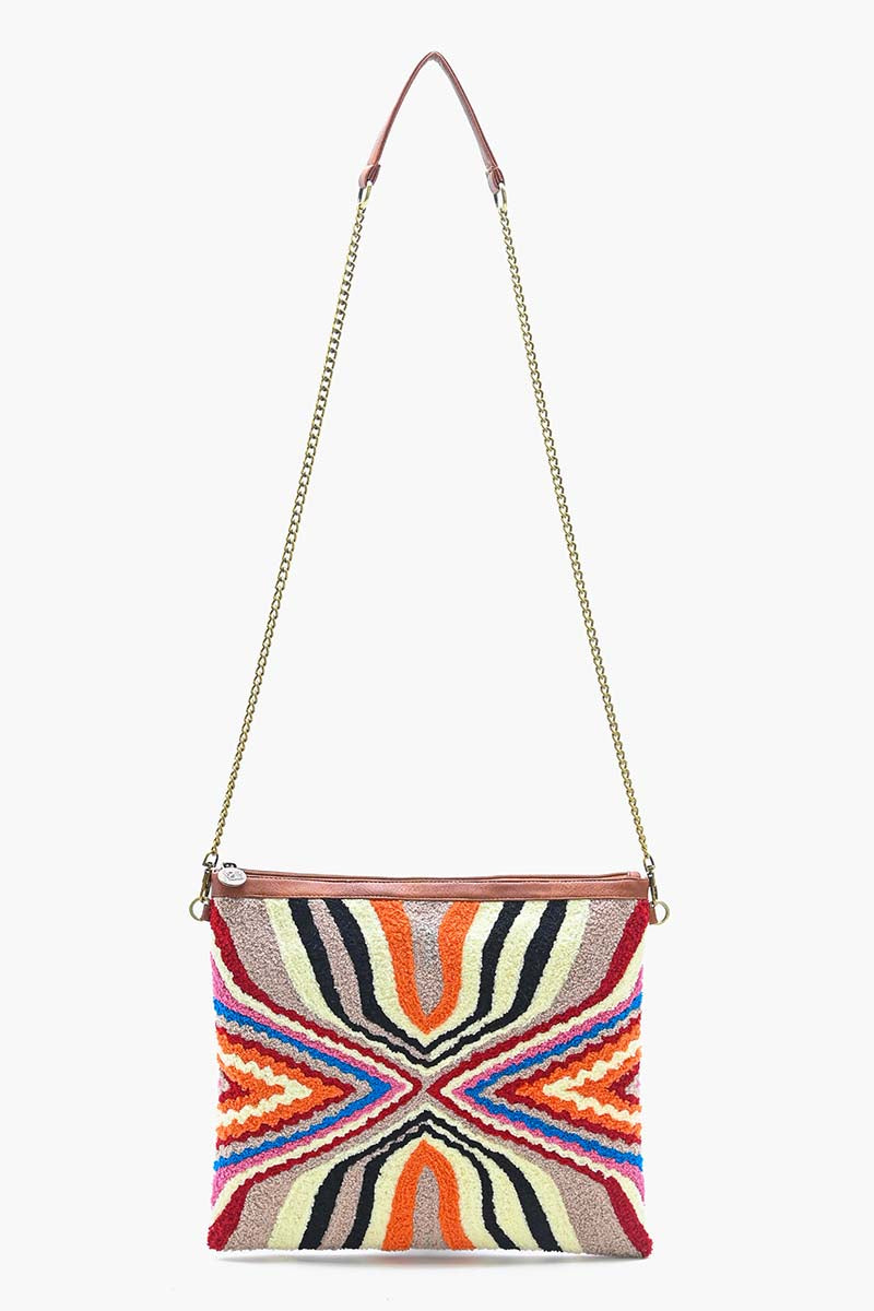 The Soho Tan Tufted  Clutch