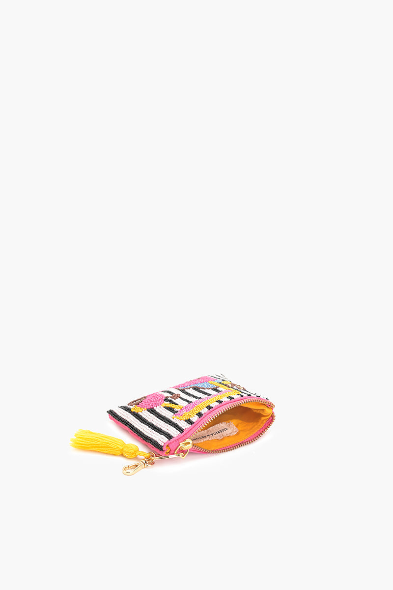 Tee'd Up & Trendy Beaded Pouch
