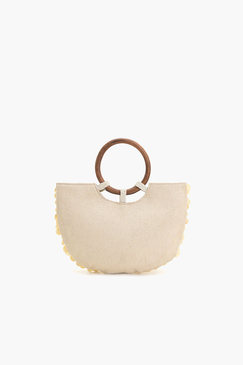 Mermaid Scale Top Handle Bag