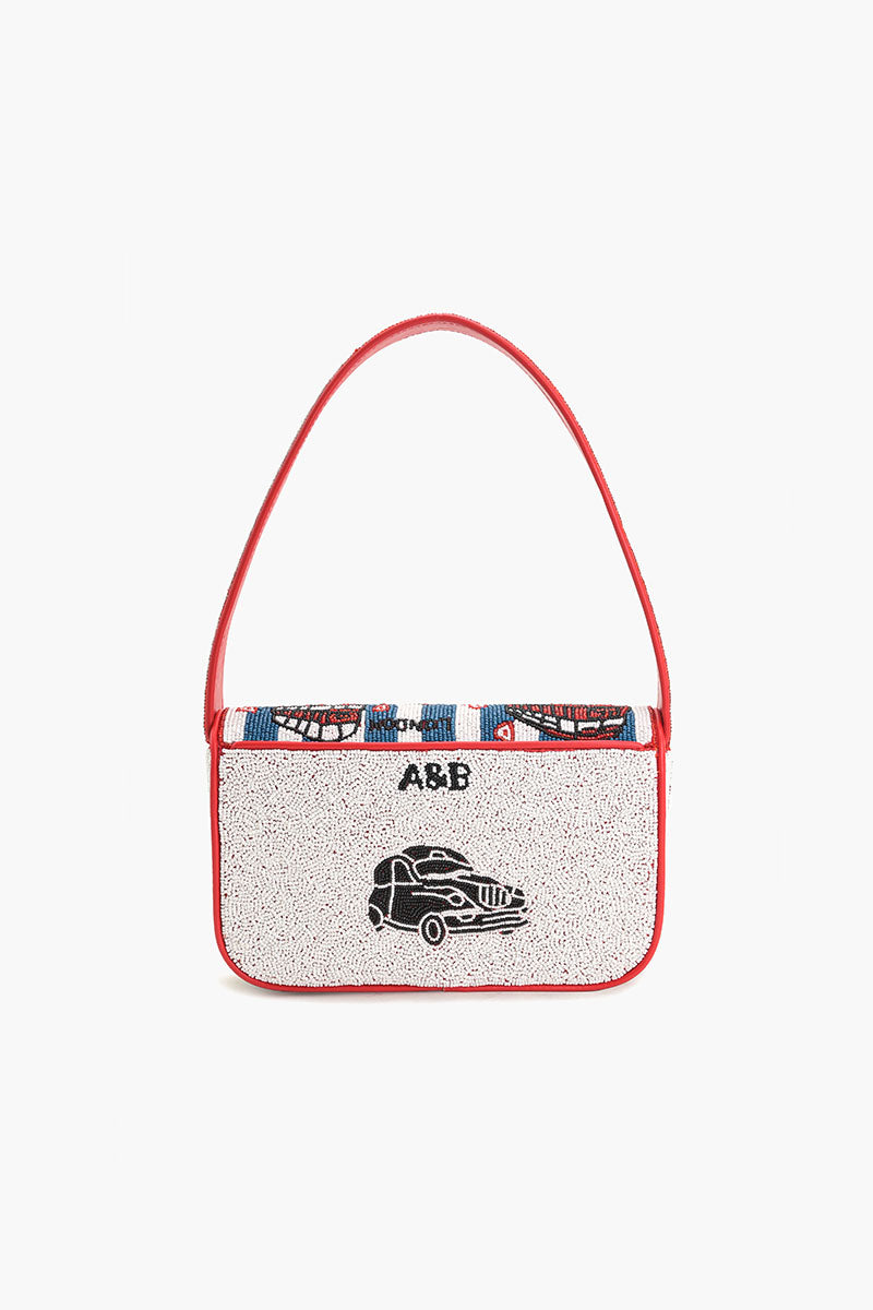 London Calling Beaded Shoulder Bag