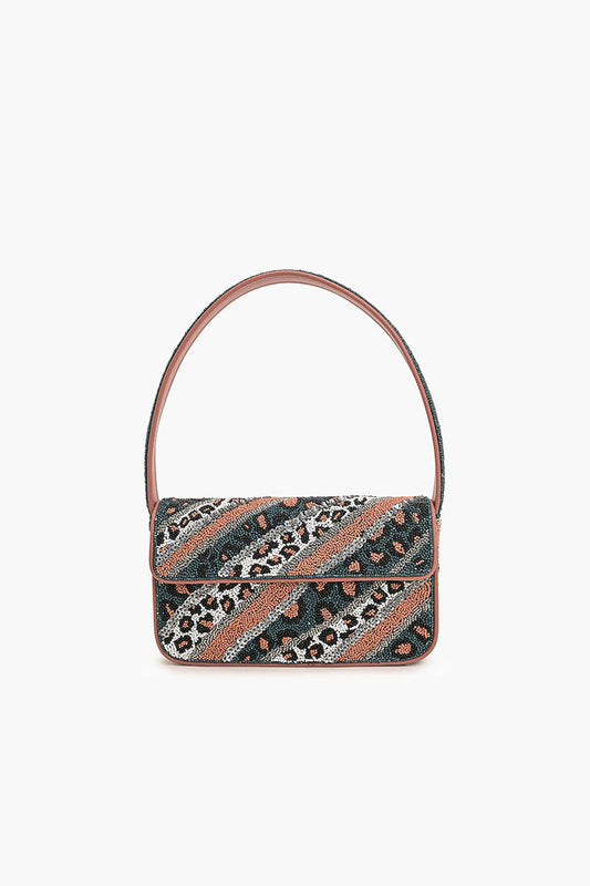 Party Animal Beaded Shoulder Bag