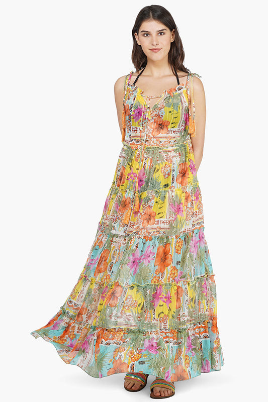 Boho Blissful Tiered Maxi Dress