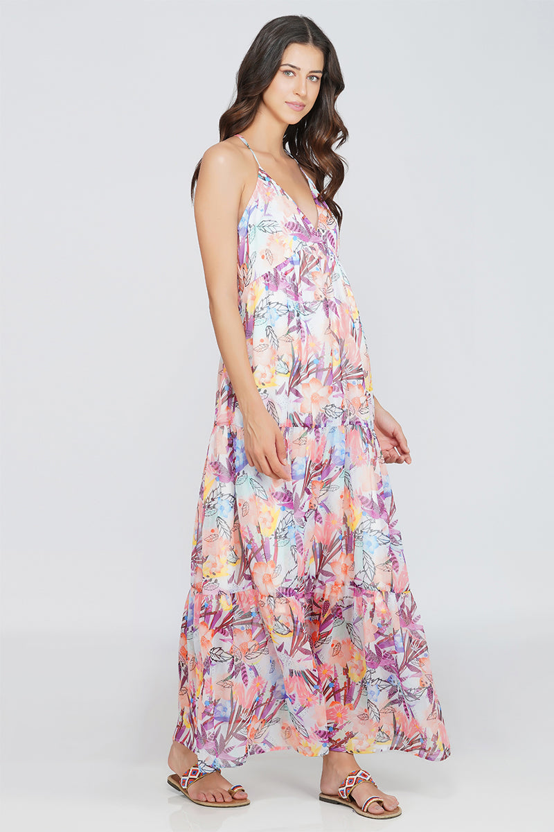 Passion Flower Maxi Dress