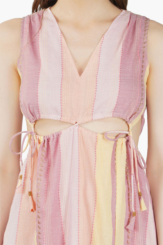 Noah Stripe Midi Dress