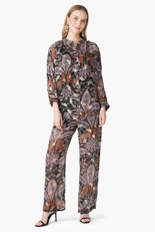 Urban Luxe Jungle Printed Pants