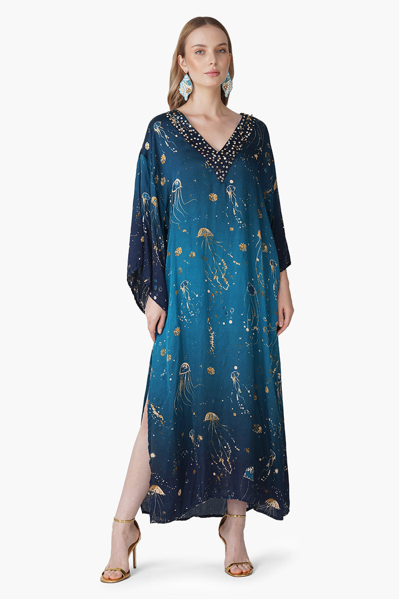Deep Sea Dream Ombre Maxi Dress