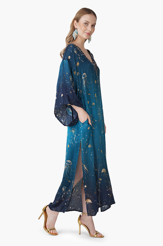 Deep Sea Dream Ombre Maxi Dress