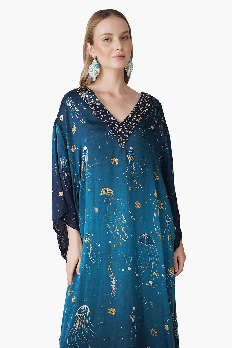 Deep Sea Dream Ombre Maxi Dress