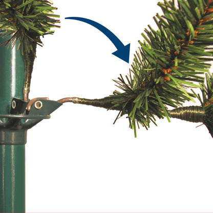 9-foot unlit Dunhill fir artificial Christmas tree