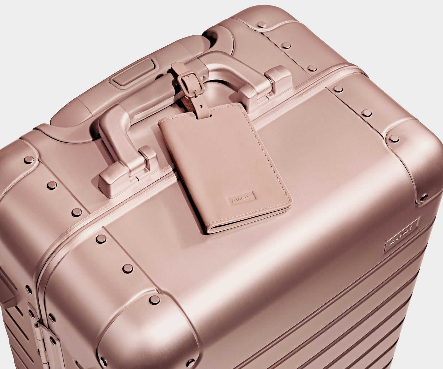 The Bigger Carry-On: Aluminum Edition in Rose Gold