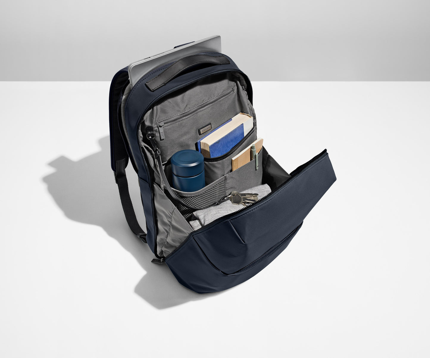 The Everywhere Zip Backpack in Navy Blue