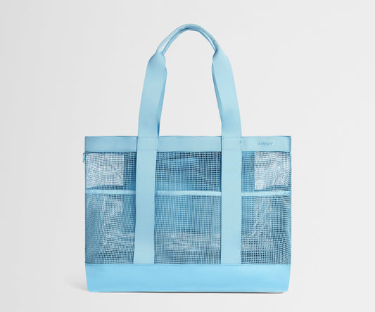 Beach Tote in Seaside Blue