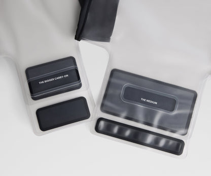 The Medium Clear Luggage Cover