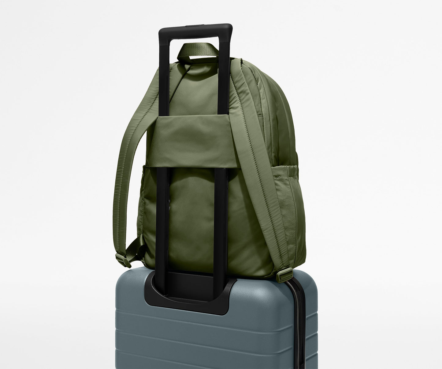 Large Featherlight Backpack in Olive Green