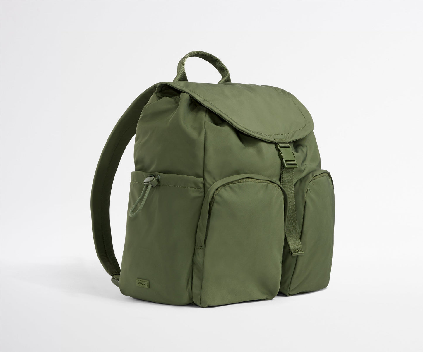 Featherlight Cargo Backpack in Olive Green