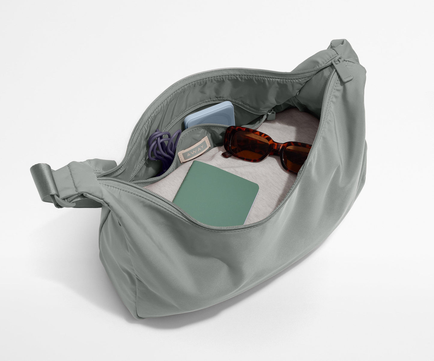 Featherlight Crossbody in Nordic Gray