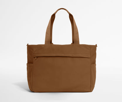 Featherlight Diaper Tote in Amaro Brown