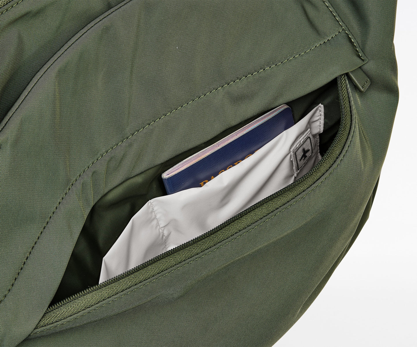 Featherlight Tote in Olive Green