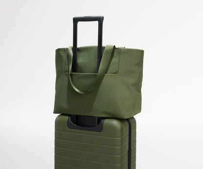 Featherlight Tote in Olive Green