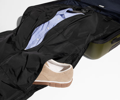 The Centerfold Garment Sleeve in Jet Black