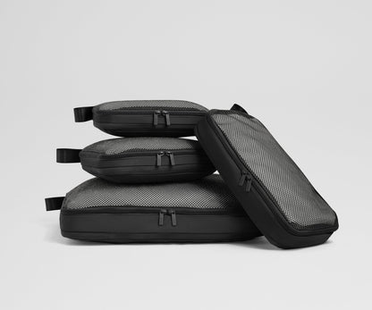 Compression Packing Cubes in Jet Black