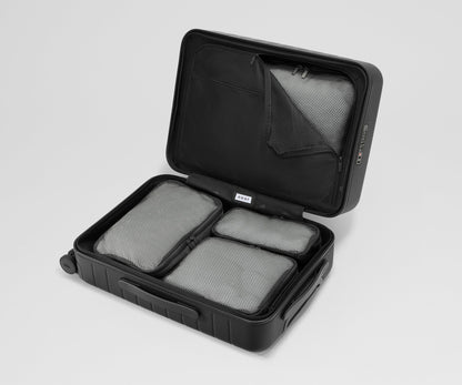 Compression Packing Cubes in Jet Black