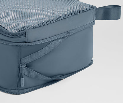 Compression Packing Cubes in Coast Blue