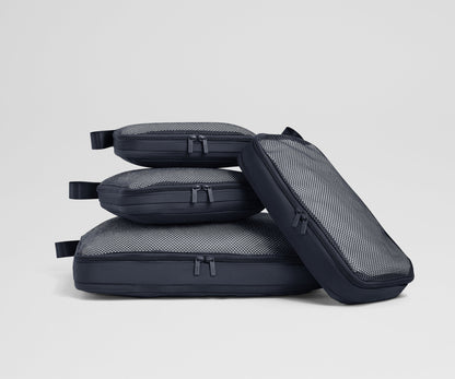 Compression Packing Cubes in Navy Blue
