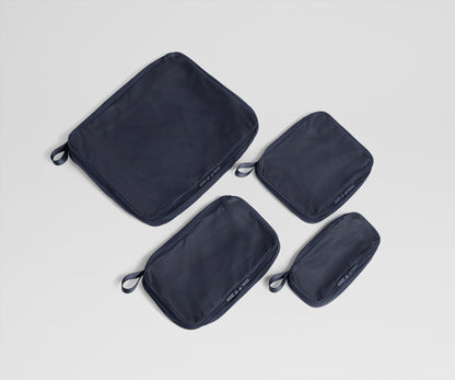 Compression Packing Cubes in Navy Blue