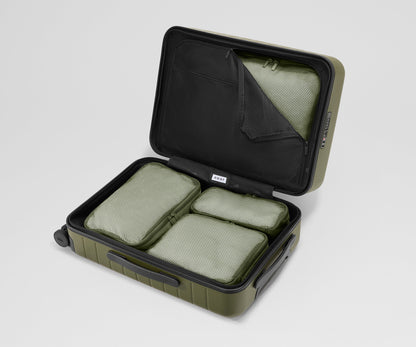 Compression Packing Cubes in Olive Green